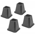 Whitmor Whitmor Mfg. 6511-3349-BLK 4 Count Black Bed Risers 6511-3349-BLK